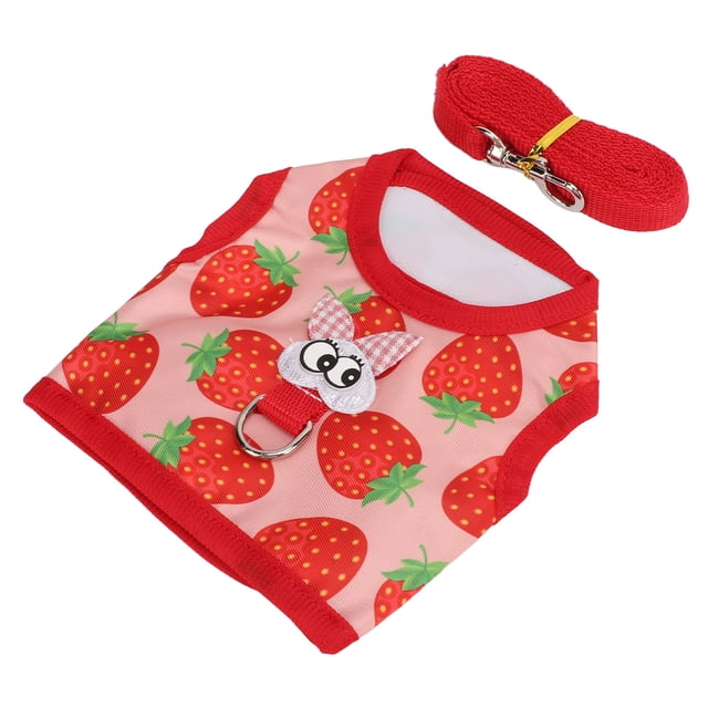 Ropa para conejitos para mascotas,Ropa para conejitos para mascotas Cuerda de tracción para conejos para mascotas pequeñas Chaleco para conejitos para mascotas Rendimiento lleno de energía Jadeshay A