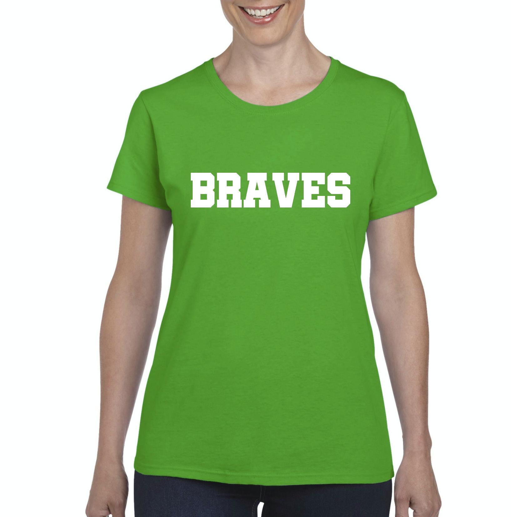 green braves shirt
