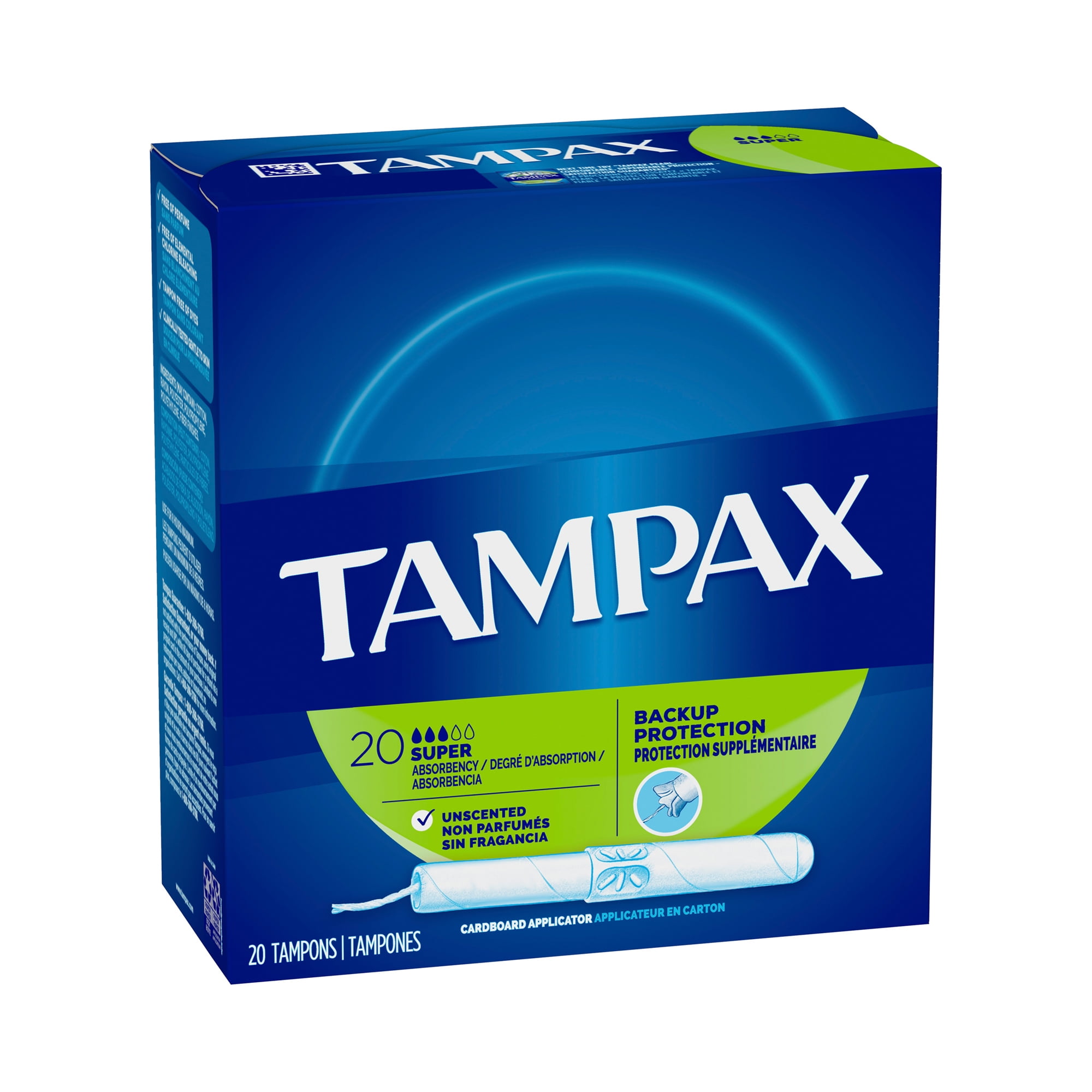 Tampax Pearl Smooth Tampon 00073010380127 24 per Case