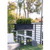 thumbnail image 3 of Veradek Brixton Railing Window Box 36" Planter Black, 3 of 11