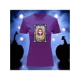 thumbnail image 1 of Playera Blusa Con Impresion De El Retrato De Loteria Dia De Muertos Tradicion Mexicana Color Morado Talla Grande Marca Emil SaEs, 1 of 4