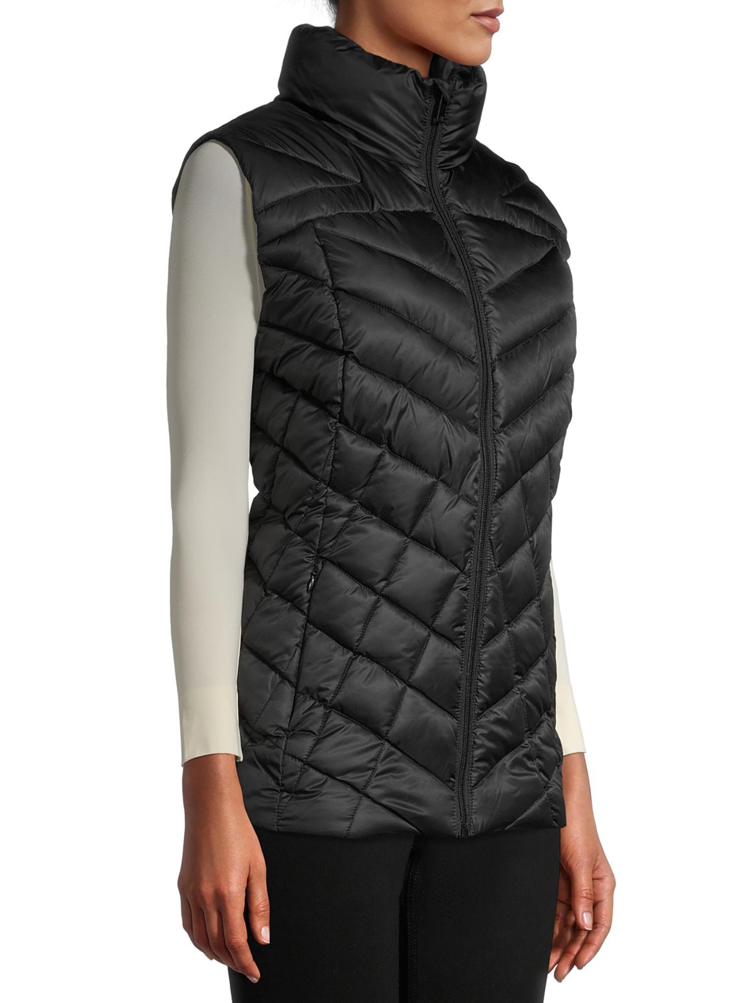 down quilted vest