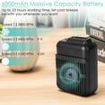 thumbnail image 2 of Panergy Waist Fan, 6000mAh Battery Powered Hands-free Wearable Fan, Max 23H Working Time, 3 Speeds, 5100RPM Strong Airflow for Jobsite, Farm, Fishing, Gardening, 2 of 7