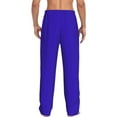 thumbnail image 3 of Balery Darkblue print Men's Pajama Pants,Ultra Lightweight Pjs,Lounge Pant-Large, 3 of 9
