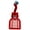Red, variant on Cat-Shaped Litter Scoop, 11 3/8" Long and 5" Wide, Unique Cat Face and Tail Handle, Durable Plastic, Large Hanging Hole, Perfect for Easy Litter Box Cleaning, Blue