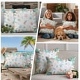 thumbnail image 5 of Beach Coastal Outdoor Waterproof Pillow Covers, Summer Coral Starfish Nautical Ocean Decorative Rectangle Throw Pillowcase Sofa Cushion Sham for Patio/Couch/Chair, 20"x12" 2 Pack, 5 of 8