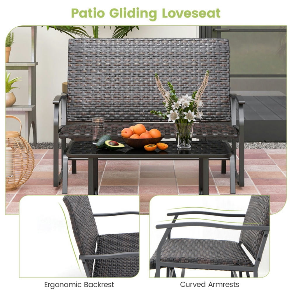 Yardi Yard Set of 4 Patio Folding Chairs with Armrests, 4 Pieces Portable Lawn Chairs, Folding Chairs for Outdoor as Garden Backyard, Gray
