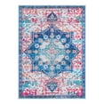 thumbnail image 3 of Unique Loom Renaissance Collection Area Rug - Roma (10' 6" x 14' Rectangle Ivory Blue/Black), 3 of 7