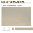 thumbnail image 4 of Outsunny Toile de Remplacement pour Auvent Rétractable 9'x8' Housse d'Auvent Extérieur, 4 of 10