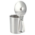 thumbnail image 3 of Thickened 304 stainless steel measuring cups coffee cups with lids flower cups tea and coffee measuring cups with scales with lids (500ml with cap), 3 of 5