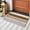 Brown, variant on Area Rug 2 x 3 Ft, Teal Brown Indoor Accent Bathroom Rugs for Kitchen/Laundry Room, Farmhouse Rustic Wooden Plank Board Washable Non-Slip Runner Floor Mat for Entryway, Living Room