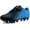 Black Blue, variant on Kids Firm Ground Soccer Cleats Boys Girls Athletic Outdoor Football Shoes