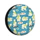 thumbnail image 1 of Balery Cute Polar Bear Fishing Cubiertas para Neumáticos - Protector Resistente para Neumáticos de Camioneta, SUV, Remolque, Camper y RV-15 inch, 1 of 6