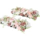 thumbnail image 3 of 2x Camino de mesa con flores artificiales para bodas, centro de mesa, guirnalda de flores Rosado, 3 of 5