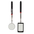 thumbnail image 1 of Lighted Telescoping Inspection Mirror, Round Square Lightweight Telescoping Inspection Mirror Space Saving Professional  for Repair Vehicle for Mechanic, 1 of 7