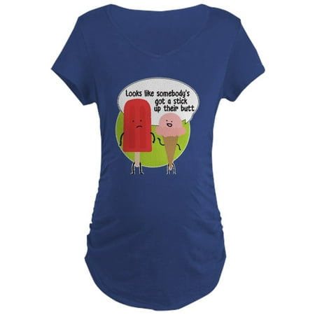 

CafePress - Popsicle Stick - Maternity Dark T-Shirt
