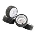 thumbnail image 1 of fastboy WLtoys 144001 124018 124019 RC Car Rubber Tire Set Racing Performance White 1Set, 1 of 5
