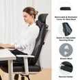 thumbnail image 3 of Snailax Back Massager with Heat, Deep Kneading seat cushion massager for Office Chair, Gifts, 3 of 7