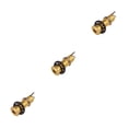 thumbnail image 2 of ZheElen Professional Stereo Output Threaded Output Lightweight 1/4 Inch Input Tube Style Anti-noisy Exquisite Socket Plug Gold 3Set, 2 of 6