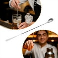 thumbnail image 1 of "Water Drop Spiral Bar Spoon Long Handle Mixing Spoon For Coffee Tea And Cocktails", 1 of 7