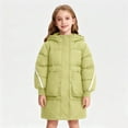 thumbnail image 2 of TBWNWG Girls Down Coat for Kids Long Warm Thickened Outerwear Winter Jacket for Daily Casual Outdoor Use Girls Down Outerwear,Sizes 2-3 Years, 2 of 6