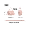 thumbnail image 5 of Deago Women's Nylon Tote Bag Casual Shoulder Crossbody Bags Handbags Multi Pocket Lightweight Top Handle Satchel Purse, 5 of 9