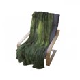 thumbnail image 4 of Nature Soft Flannel Fleece Throw Blanket, Deep Tropical Jungle Trees Foliage in the Woodland Himalayas Landscape, Cozy Plush for Indoor and Outdoor Use, 50" x 60", Green, by Ambesonne, 4 of 6