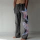thumbnail image 1 of Pantalones largos de verano para hombre, de algodón y pierna ancha, deportivos con cordones estampados, informales, 1 of 7