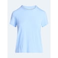 thumbnail image 5 of Joyspun Women’s Scoop Neck Sleepwear Modal Tee with Short Sleeves, Sizes S-3X, 5 of 5