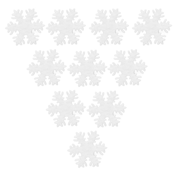 Snowflake Confetti, 1000 Pcs Safe Snowflake Confetti Decoration For Valentine's Day