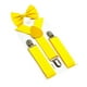 thumbnail image 4 of Conjunto de Tirantes y pajarita para niños Yuyangstore Amarillo Tirantes ajustables, 4 of 8