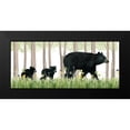 thumbnail image 2 of Popp, Grace 24x13 Black Modern Framed Museum Art Print Titled - Woodland Babes Collection D, 2 of 5