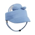 thumbnail image 2 of Casco infantil,Gorra protectora para sombrero,protección anticolisión,Protector de cabeza para bebés que gatean y caminan,Gorro protector anticaída para la cabeza de 6 a 24 meses,Gorra azul, 2 of 8