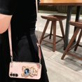 thumbnail image 5 of Crossbody Lanyard Quicksand space bear Plating Case for Samsung Galaxy S23 S22 S21 S20 Ultra FE S10 S9 S8 Plus 5G Cover, 5 of 5