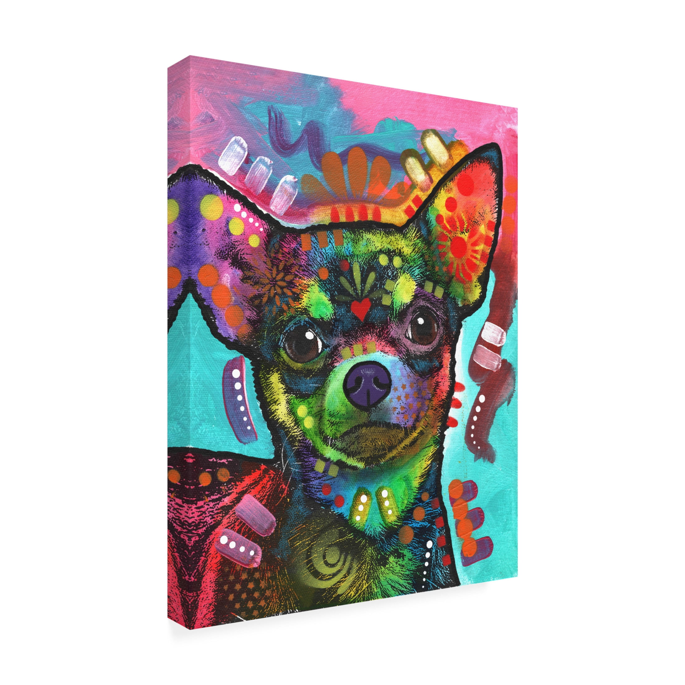 Canvas Wall Art - Dean Russo 'Chi' Wall Art for Living Room, Bedroom, or Office Décor by Trademark Fine Art - 14 x 19 Inches