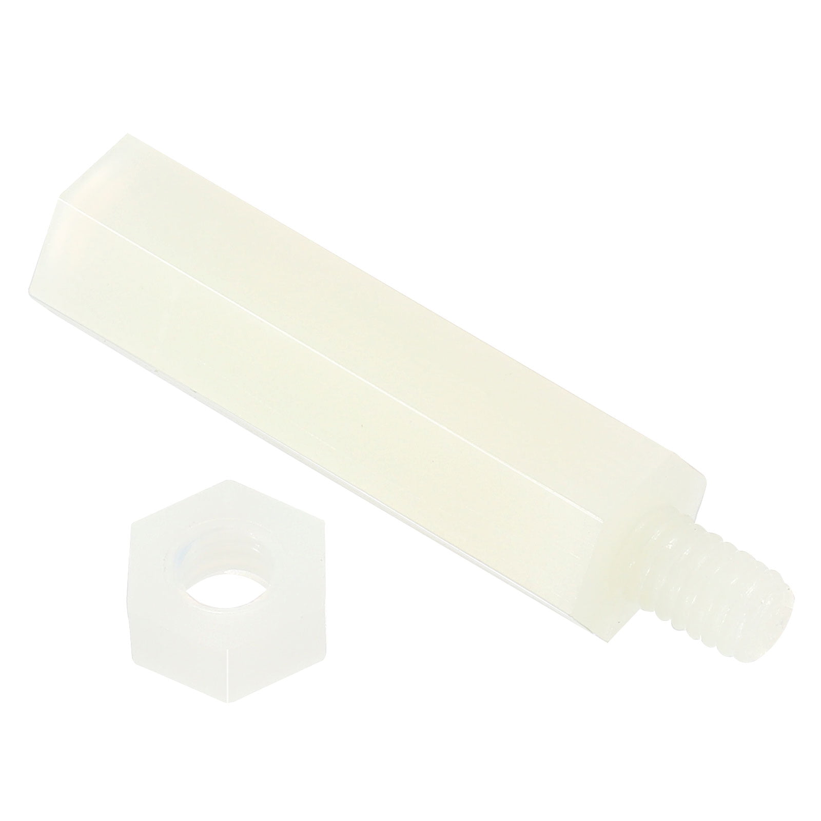 Uxcell M4 Standoff Screws 40 Pack Nylon Hex PCB Standoffs Nuts (25mm6mm