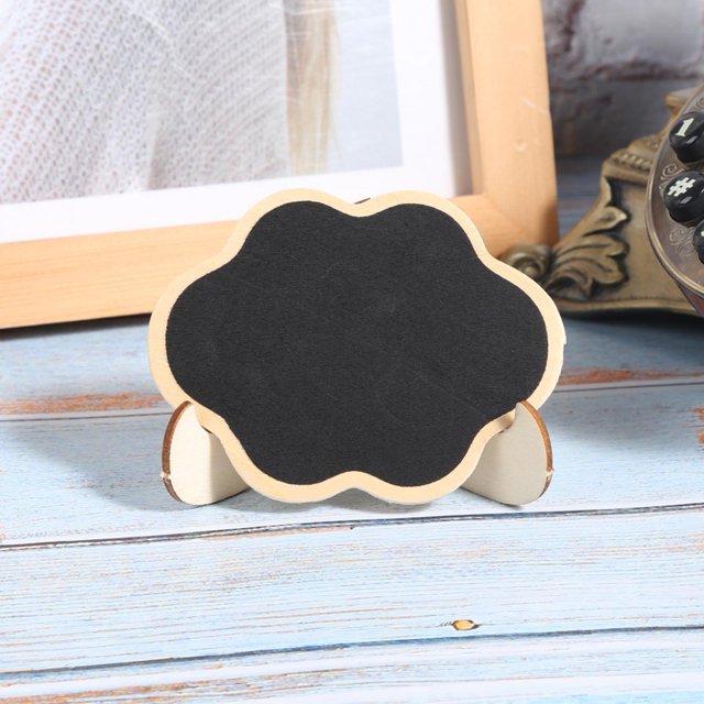 Pizarra de madera, 10 piezas, minipizarras, letrero para decoración del hogar, tablero recordatorio, ingeniería de precisión