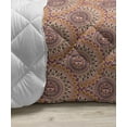 thumbnail image 3 of Flower Down Alternative Comforter, Nostalgic Hand Drawn Wildflower Eloquent Mosaic Type Blossoms Floral Depiction Art, Microfiber Quilt for All Season, 5 Sizes, Multicolor, by Ambesonne, 3 of 3