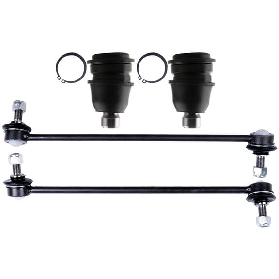ECCPP Front Lower Ball Joint Front Sway Bar End Link Fit 2007-2012 for Hyundai Santa Fe for Kia Sorento 4pcs K90375 K750204 K750205