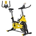 thumbnail image 1 of CoSoTower Vélo d'Exercice Stationnaire, Vélo de Cyclisme d'Entraînement Cardio Intérieur avec Entraînement par Courroie, Résistance Réglable, Siège, Guidon avec Écran LCD pour Gym à Domicile, 1 of 7