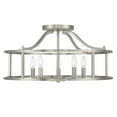 thumbnail image 3 of Stockton 5-Light Ceiling Light in Satin Nickel, 3 of 6