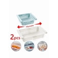 thumbnail image 2 of Stretchable Refrigerator Organizer Drawer Basket Kitchen Space Saver Freezer, 2 of 6