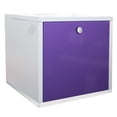 thumbnail image 2 of Buro Flotante Recamara Mdf Luz Led Ensamblado Morado, 2 of 7