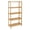Yellow, variant on 5-Tier Bamboo Storage Shelf, Shelving Unit, Multifunctional, in the Entryway, Bathroom, Living Room, 10.2 x 23.6 x 51.2 Inches, Natural