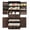 Brown, variant on 71" Tall Farmhouse Kitchen Pantry Cabinet with 6 Door Shelves & 2 Pull-Out Drawers, Multifunctional Storage Cabinet with Adjustable Shelf & Load-Bearing Metal Pipe for Dining Room Living Room