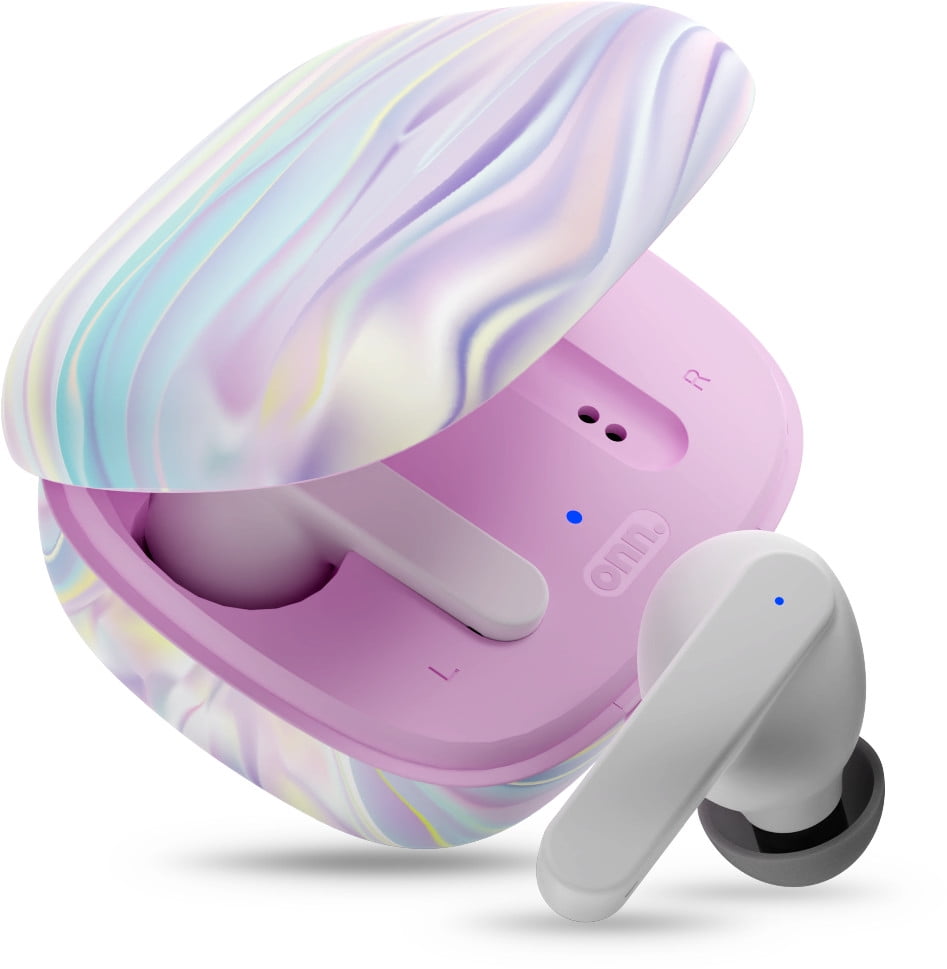 onn. True Wireless Earbuds with Charging CaseSwirl