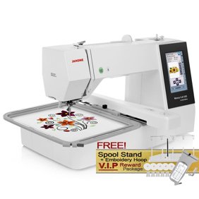 Janome 500e LE Embroidery Sewing Machine with 5-Spool Thread Stand