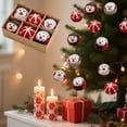 thumbnail image 5 of Beautynvta 6 Pcs Christmas Balls Set, 1.97'' Felt Christmas Ornaments Balls Tree Hanging Wool Balls, Vintage Farmhouse Hanging Rustic Balls Decorations for Xmas Tree Party Decor, 5 of 6