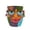 A, variant on Abstract Face Decorative Pots, Colorful Facial Expression Design Decorative Pots, Decorative Head-Shaped Pots Abstract Face Decorative Pots, Artistic Containers for Indoor Use Home Decoration.