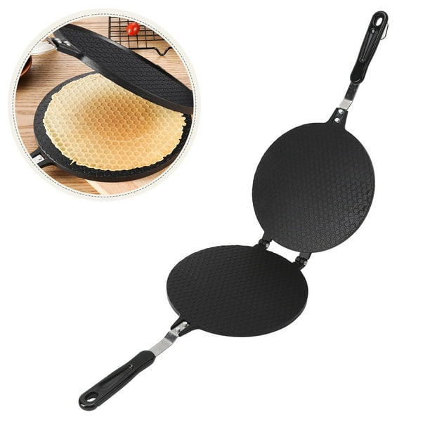 Máquina Para Hacer Conos De Helado Con Rollo De Huevo Máquina Para Hacer Conos De Gofres De Doble Cara De 8,7 Pulgadas Máquina Para Hacer Conos De Helado Antiadherente Sartén